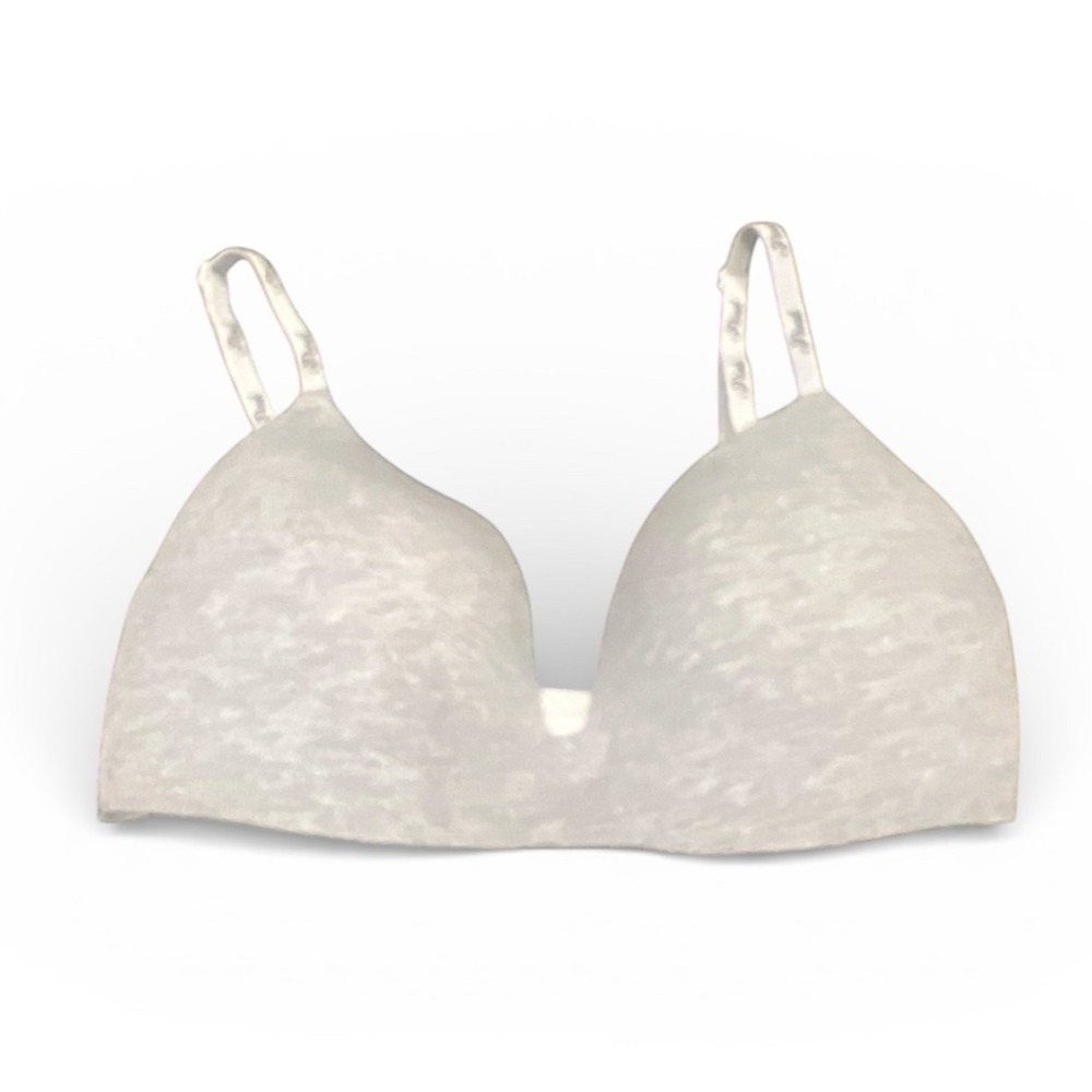 Victoria's Secret PINK Wear Everywhere Wireless Push Up Bra Heather Grey 32D
